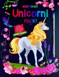 Coperta cărții Scratch Art. Unicorni magici