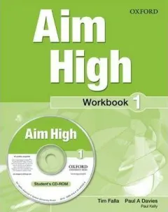 Coperta cărții Aim High 1 Workbook & CD-ROM- REDUCERE 50%