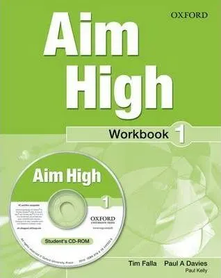 Coperta cărții Aim High 1 Workbook & CD-ROM- REDUCERE 50%