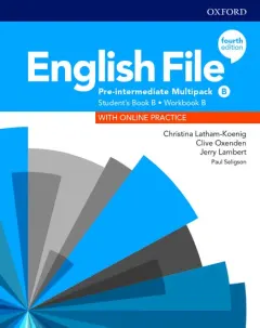 Coperta cărții English File 4E Pre-Intermediate Student's Book/Workbook Multi-Pack B