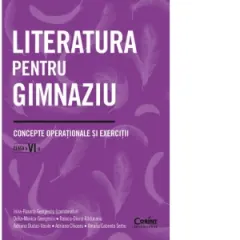 Coperta cărții Literatura pentru gimnaziu. Concepte operationale si exercitii. Clasa a VI-a