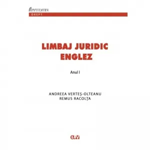 Coperta cărții Limbaj juridic englez. Suport de curs si seminar pentru anul I