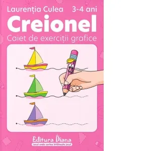 Coperta cărții Creionel. Caiet de exercitii grafice 3-4 ani