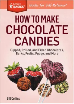 Coperta cărții How to make chocolate candies: dipped, rolled, and filled chocolates, barks, fruits, fudge, and more