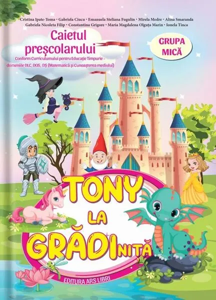 Coperta cărții Tony la grădiniță | Grupa mică