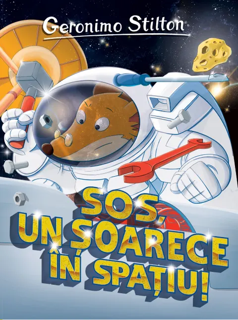 Coperta cărții SOS, un soarece in spatiu