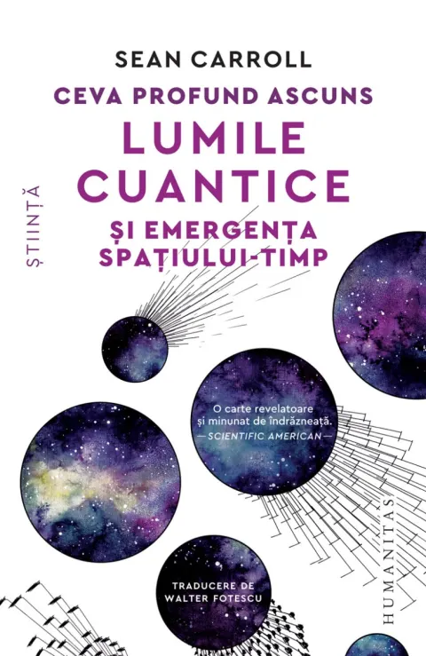 Coperta cărții Ceva profund ascuns. Lumile cuantice și emergența spațiului-timp
