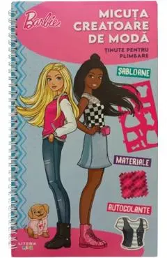 Coperta cărții Barbie. Micuta creatoare de moda. Tinute pentru plimbare