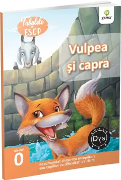 Coperta cărții Vulpea si capra. Fabulele lui Esop: Nivelul 0