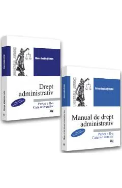 Coperta cărții Pachet. Drept administrativ curs Ed.4 si Caiet de seminar Ed.5 Partea 2. 2022