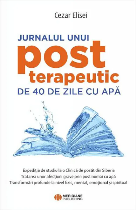 Coperta cărții Jurnalul unui post terapeutic de 40 de zile cu apă