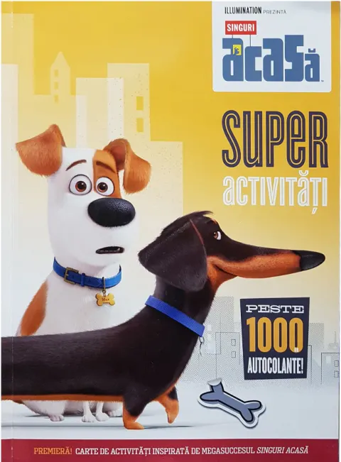 Coperta cărții Singuri acasă. Superactivități. Peste 1000 de autocolante