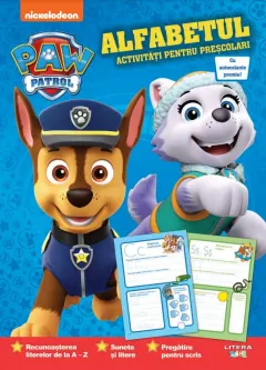 Coperta cărții Patrula Catelusilor. Alfabetul. Activitati pentru prescolari