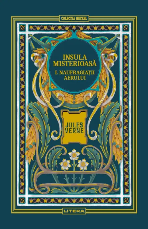Coperta cărții Insula misterioasa. Naufragiatii aerului. Volumul 8. Biblioteca Jules Verne