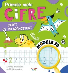 Coperta cărții Primele mele cifre. Caiet cu adancituri