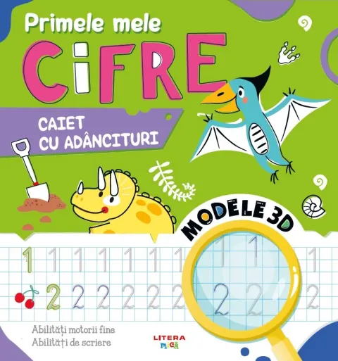 Coperta cărții Primele mele cifre. Caiet cu adancituri