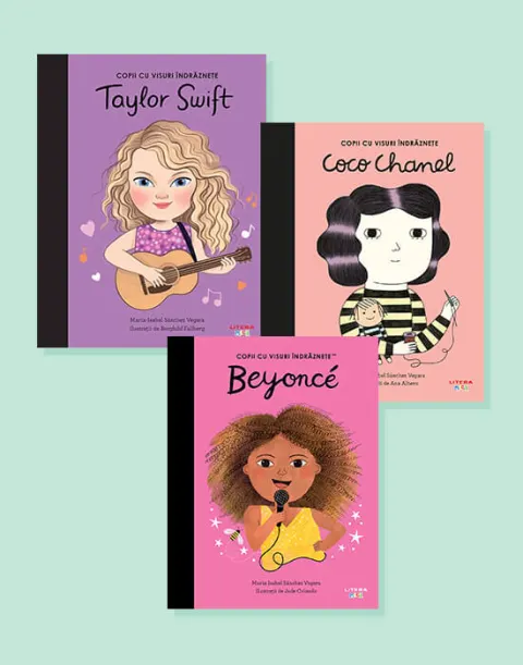 Coperta cărții Pachet 4 Copii cu visuri indraznete (3 volume)