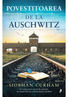 Coperta cărții Povestitoarea de la Auschwitz