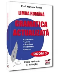 Coperta cărții Limba romana, gramatica actualizata pentru elevi