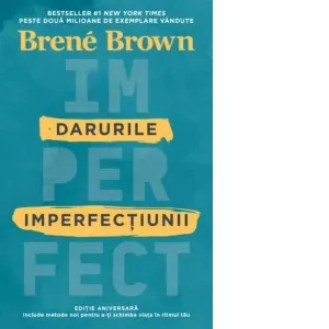 Coperta cărții Darurile imperfectiunii