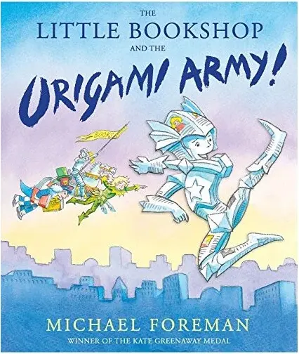 Coperta cărții The Little Bookshop and the Origami Army!