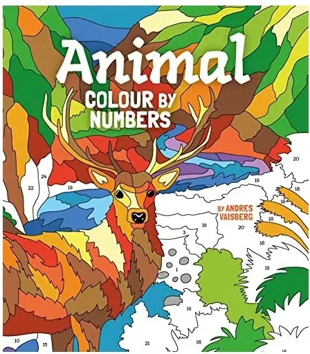 Coperta cărții Animal Colour by Numbers