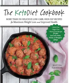 Coperta cărții The KetoDiet Cookbook, Martina Slajerova