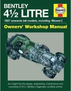 Coperta cărții 4.5-Litre Bentley Owners' Workshop Manual