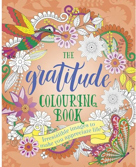 Coperta cărții The Gratitude Colouring Book