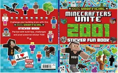 Coperta cărții Unofficial Minecraft 2001 Sticker Book