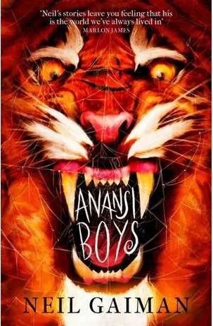Coperta cărții Anansi Boys