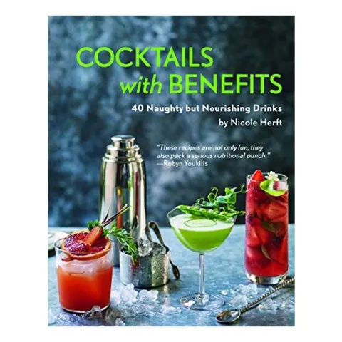 Coperta cărții Cocktails with Benefits, Nicole Herft