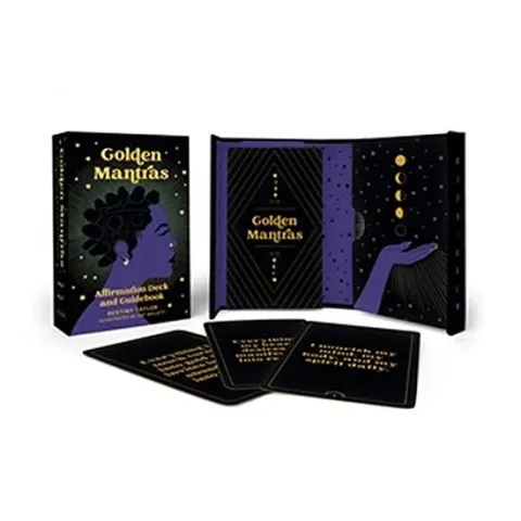 Coperta cărții Golden Mantras: Affirmation Deck and Guidebook, Destiny Taylor