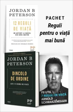 Coperta cărții Pachet Reguli pentru o viață mai bună. 12 Reguli de viață/Dincolo de ordine/Fii util - Jordan B. Peterson