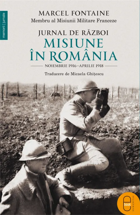 Coperta cărții Jurnal de razboi. Misiune in Romania (epub)