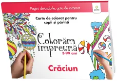 Coperta cărții Colorăm împreună. Crăciun