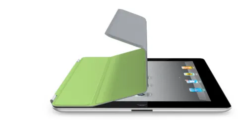 Coperta cărții iPad Smart Cover Poliuretan (Verde)