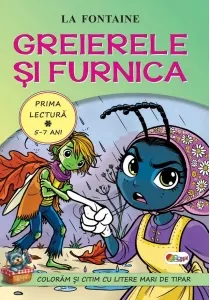 Coperta cărții Greierele si furnica. Prima lectura (5-7 ani)