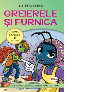 Coperta cărții Greierele si furnica. Prima lectura (5-7 ani)