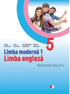 Coperta cărții Limba moderna 1. Limba engleza. Manual pentru clasa a V-a (contine CD)
