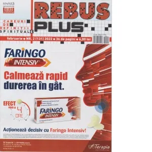 Coperta cărții Rebus Plus. Nr. 2/2022