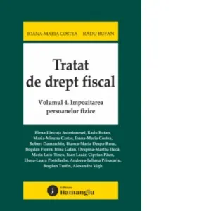 Coperta cărții Tratat de drept fiscal. Volumul 4. Impozitarea persoanelor fizice