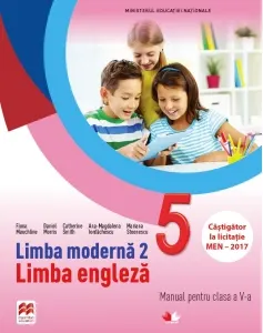 Coperta cărții Limba moderna 2. Limba engleza. Manual pentru clasa a V-a (contine CD)