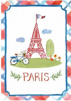 Coperta cărții Paris Watercolor Pocket Journal