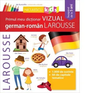 Coperta cărții Primul meu dictionar vizual german-roman Larousse