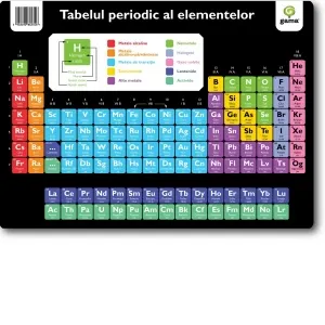 Coperta cărții Plansa Tabelul periodic al elementelor (format A4)