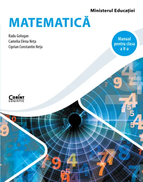 Coperta cărții Matematică. Manual pentru clasa a V-a