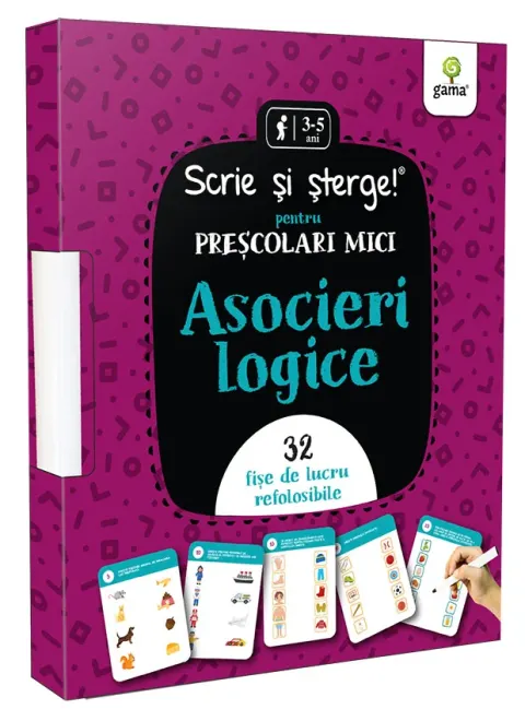 Coperta cărții Asocieri logice/Scrie si sterge!