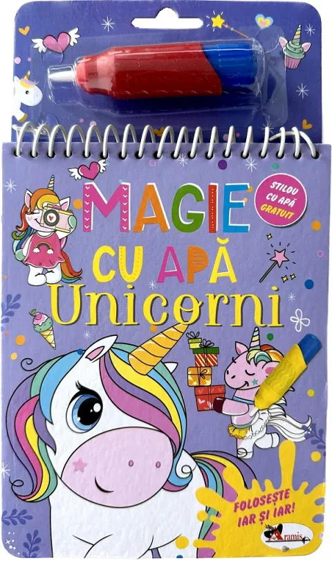 Coperta cărții Magie cu apa. Unicorni