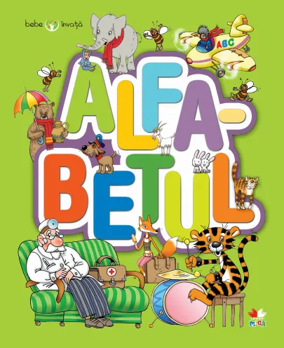 Coperta cărții Bebe învață. Alfabetul